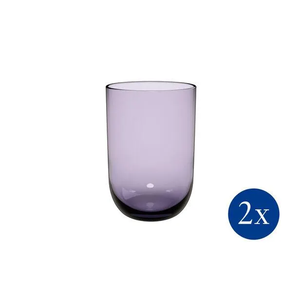 Like Lavender long drink glass, 385 ml, 2 pieces