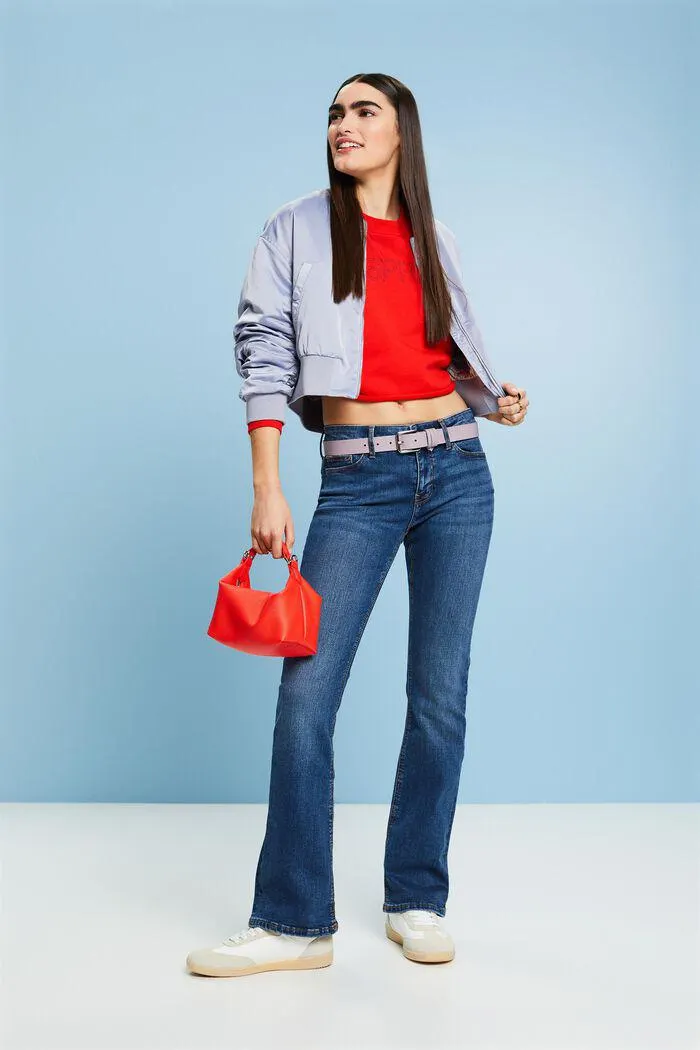 Mid-Rise Bootcut Jeans