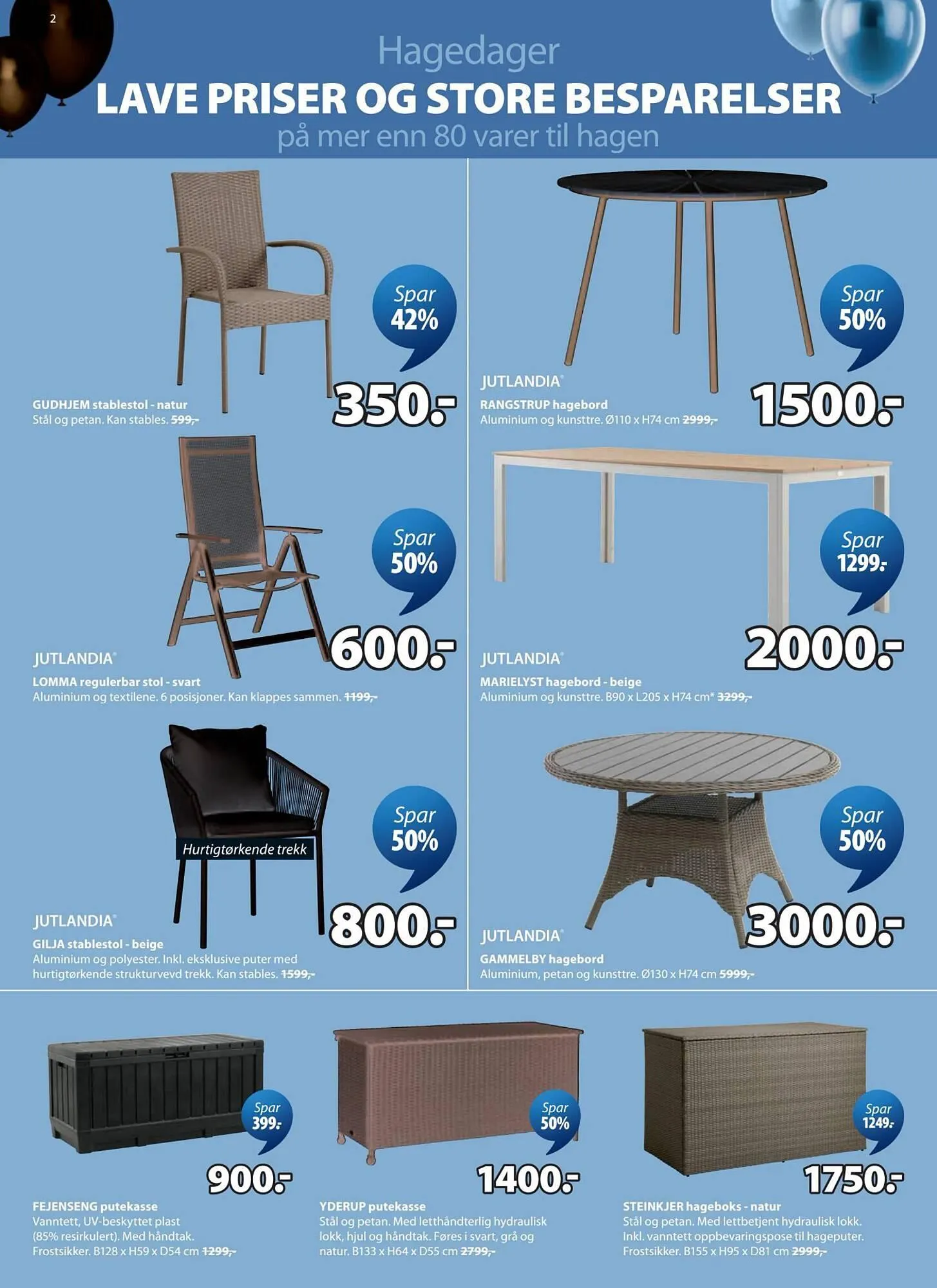 JYSK kundeavis fra 30. mars til 12. april 2026 - kundeavisside 2