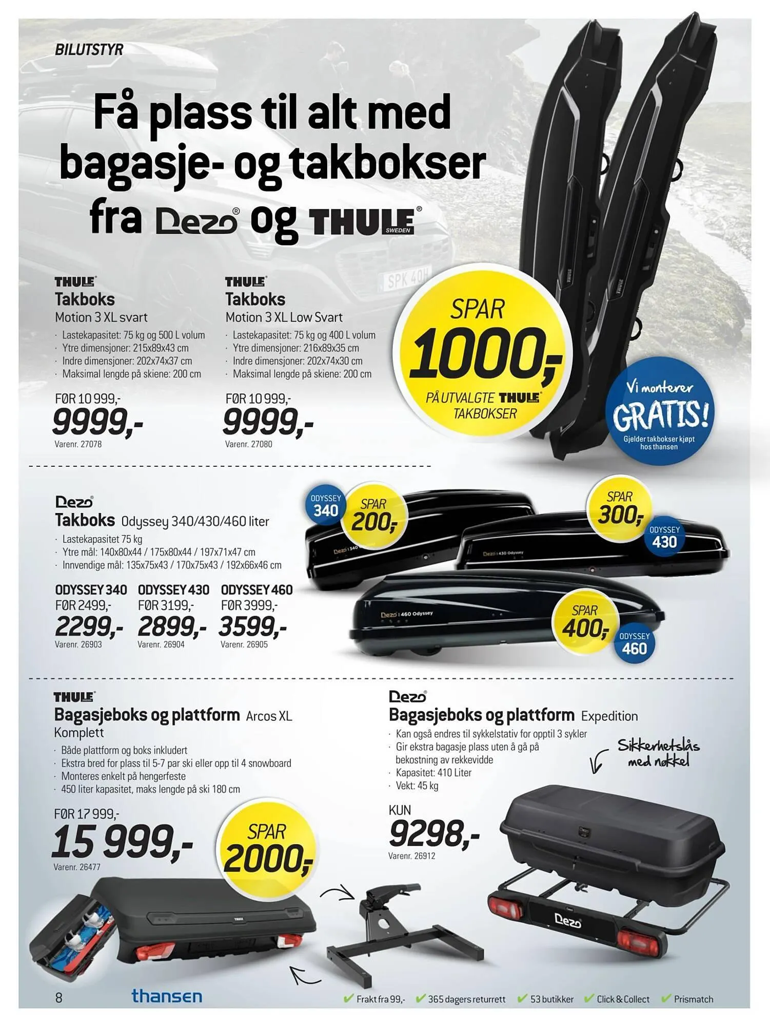 Thansen kundeavis fra 20. mars til 23. april 2026 - kundeavisside 8