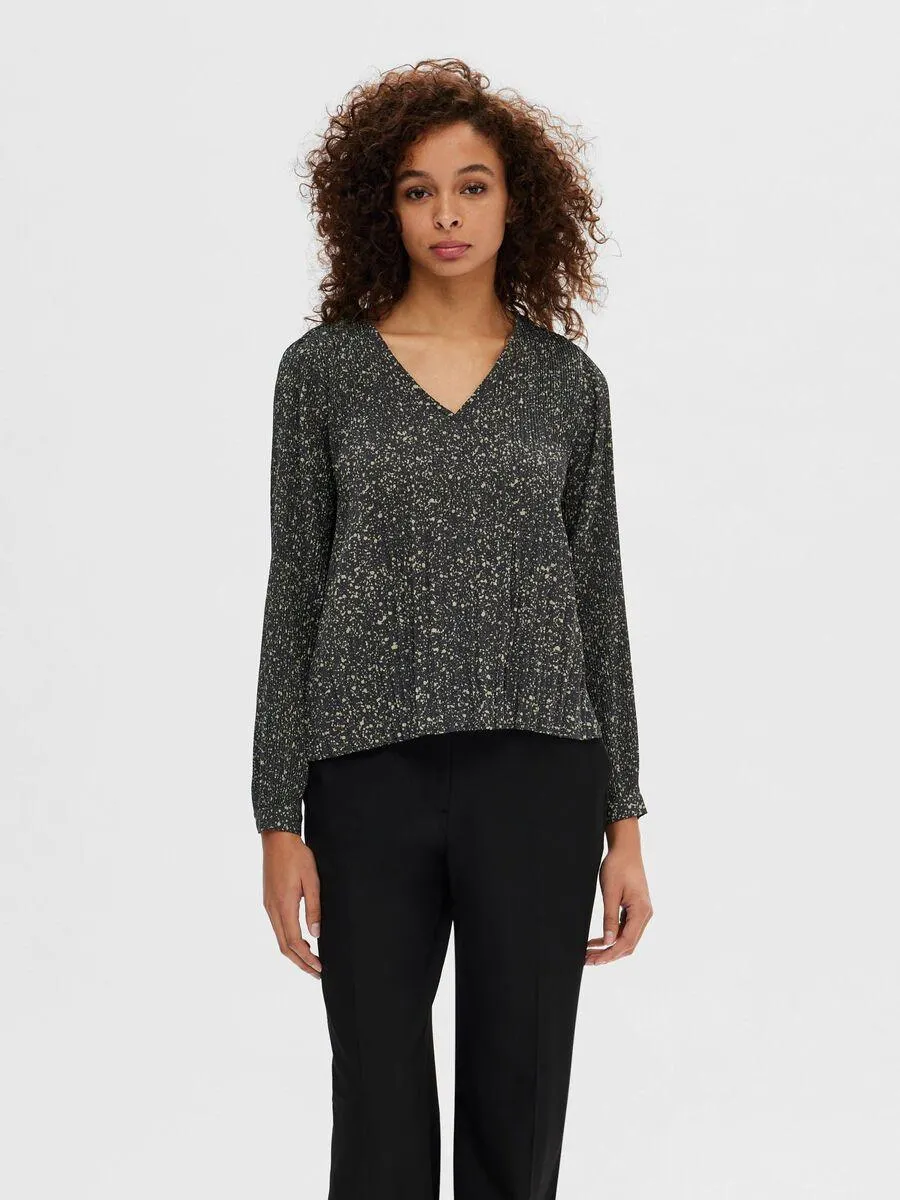 PRINTET BLUSE