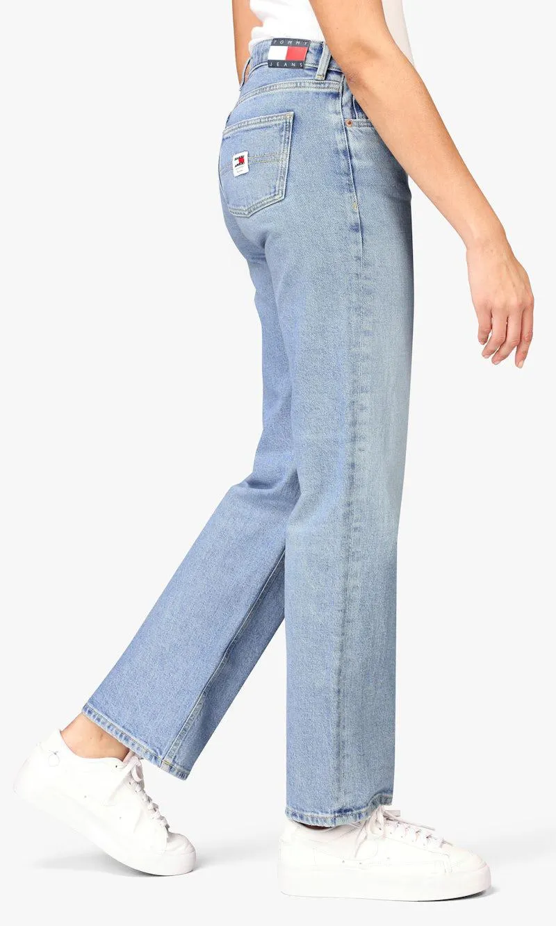 Sophie Low Rise Lys Blå Straight Jeans