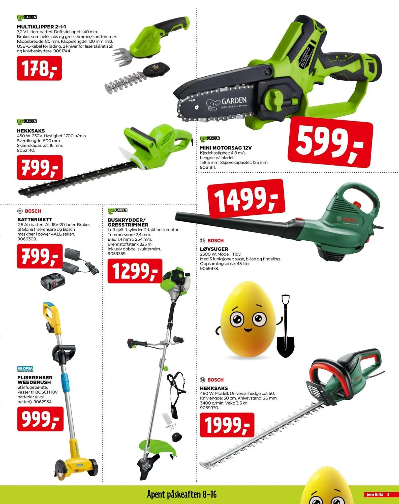 Jem & fix kundeavis fra 22. mars til 5. april 2026 - kundeavisside 3