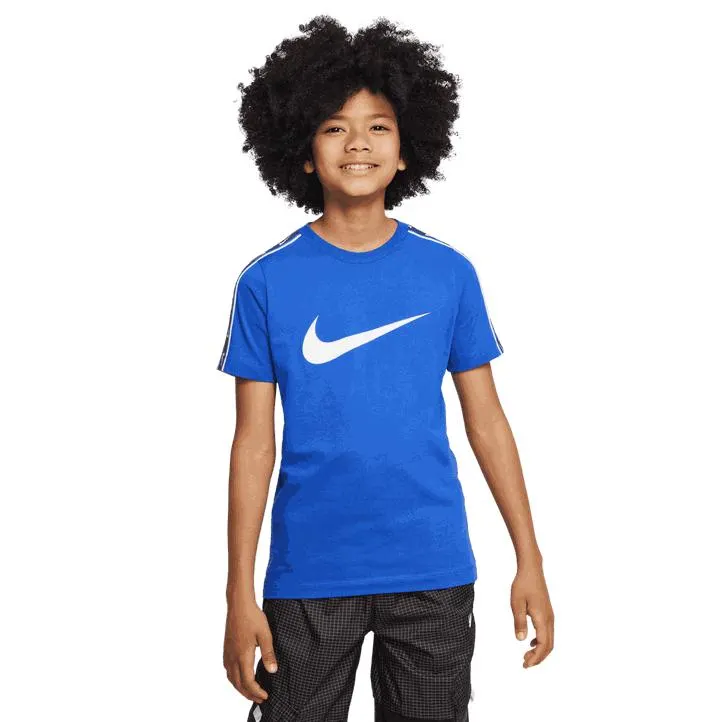 Sportswear Repeat T-Shirt, t-skjorte i bomull, junior, Blå