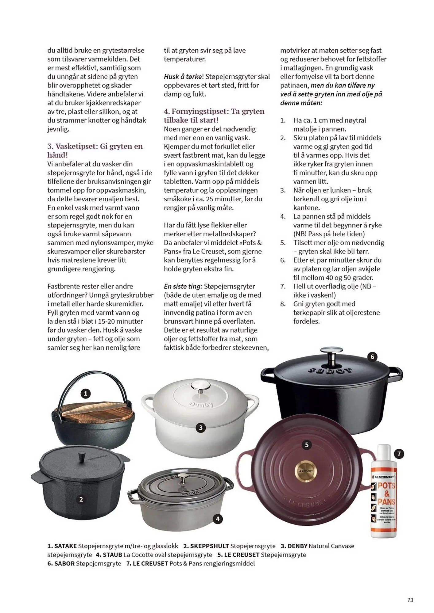 Tilbords Kundeavis fra 1. januar til 31. desember 2024 - kundeavisside 73