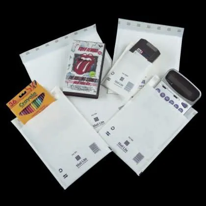 Luftputepose D/1 hvit 18x26cm 10pk