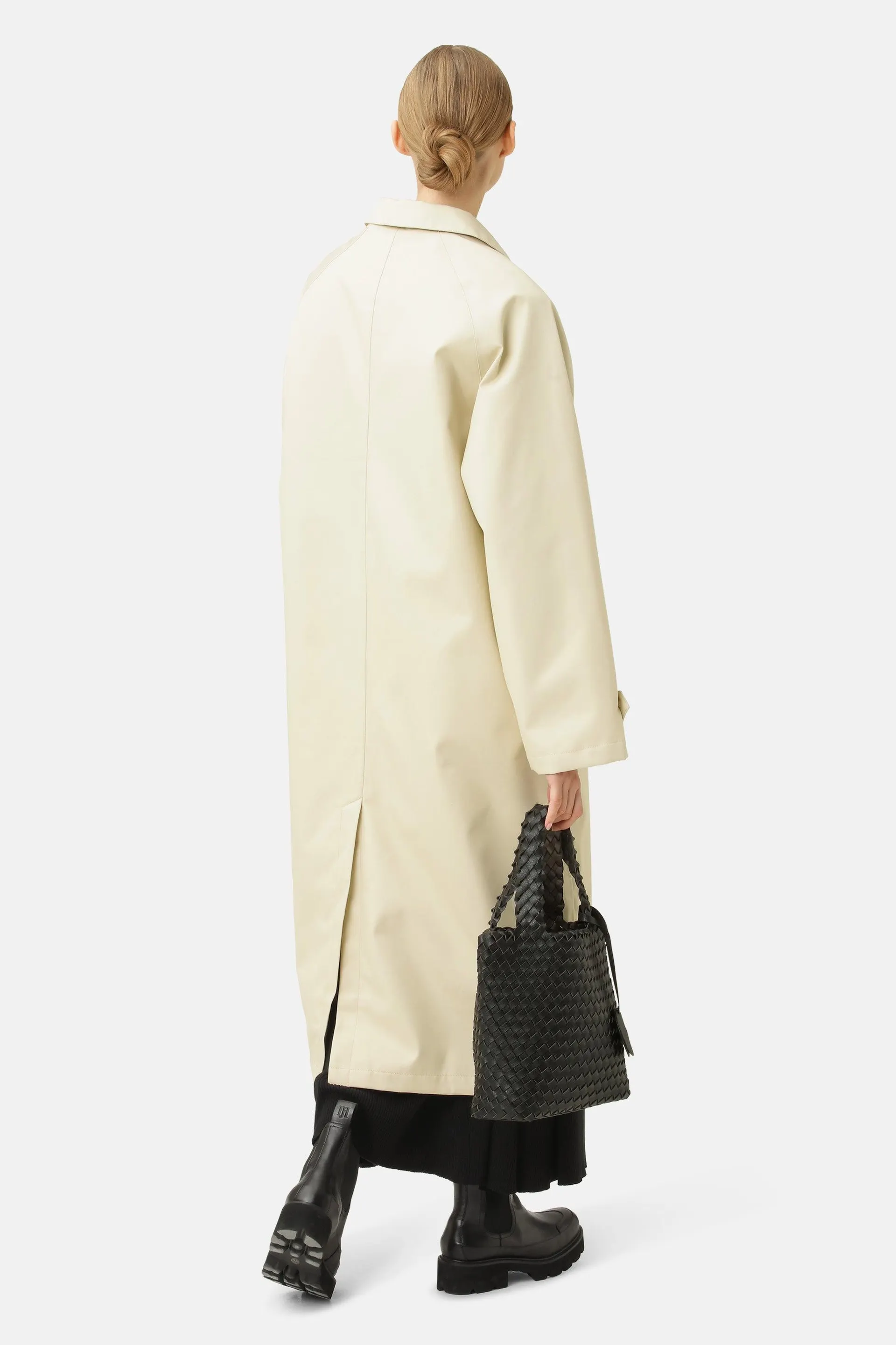Cotten Rain Coat - Bleached Sand