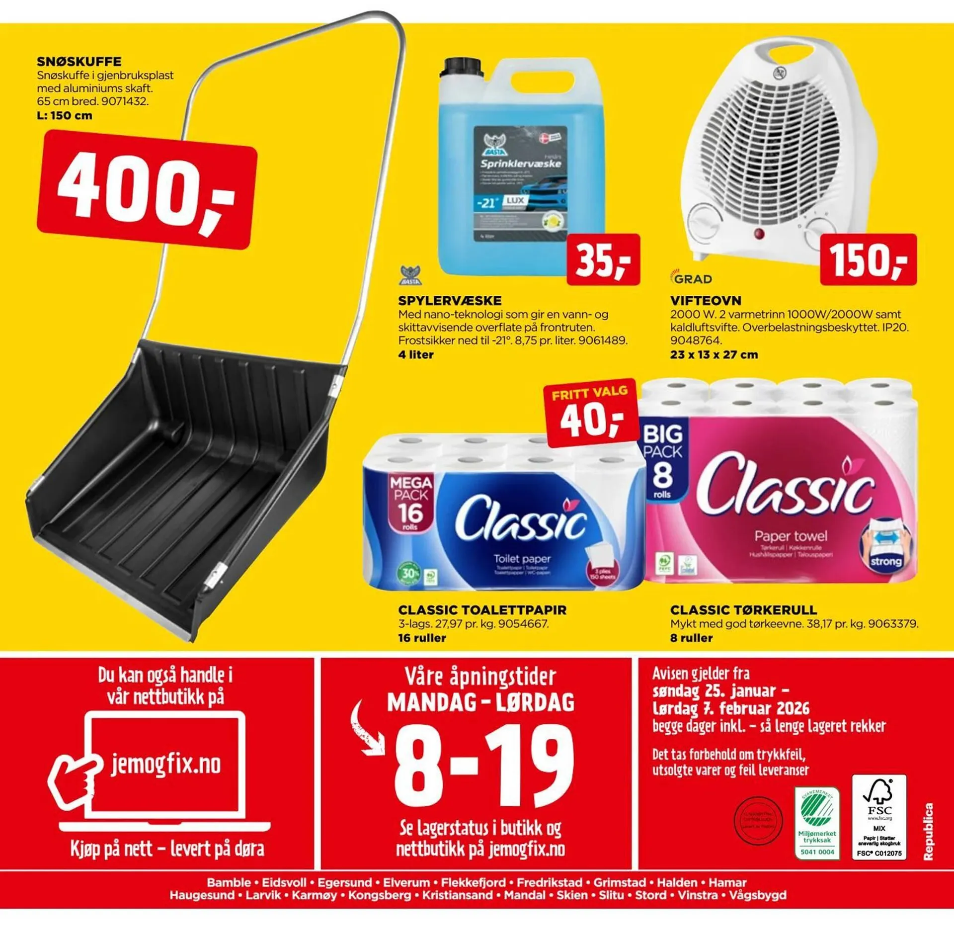 Jem & fix kundeavis fra 25. januar til 8. februar 2026 - kundeavisside 20