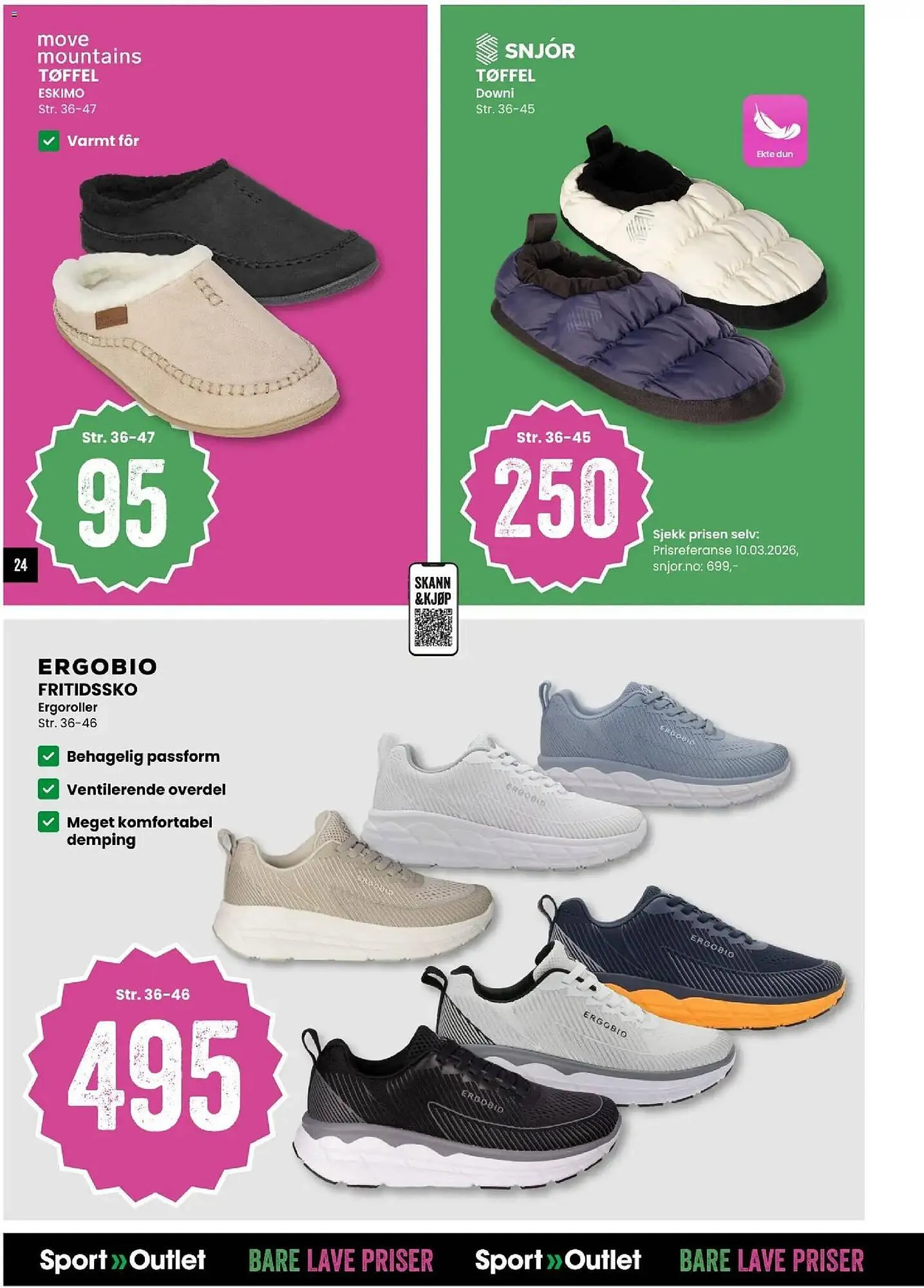 Sport Outlet kundeavis fra 24. mars til 6. april 2026 - kundeavisside 24