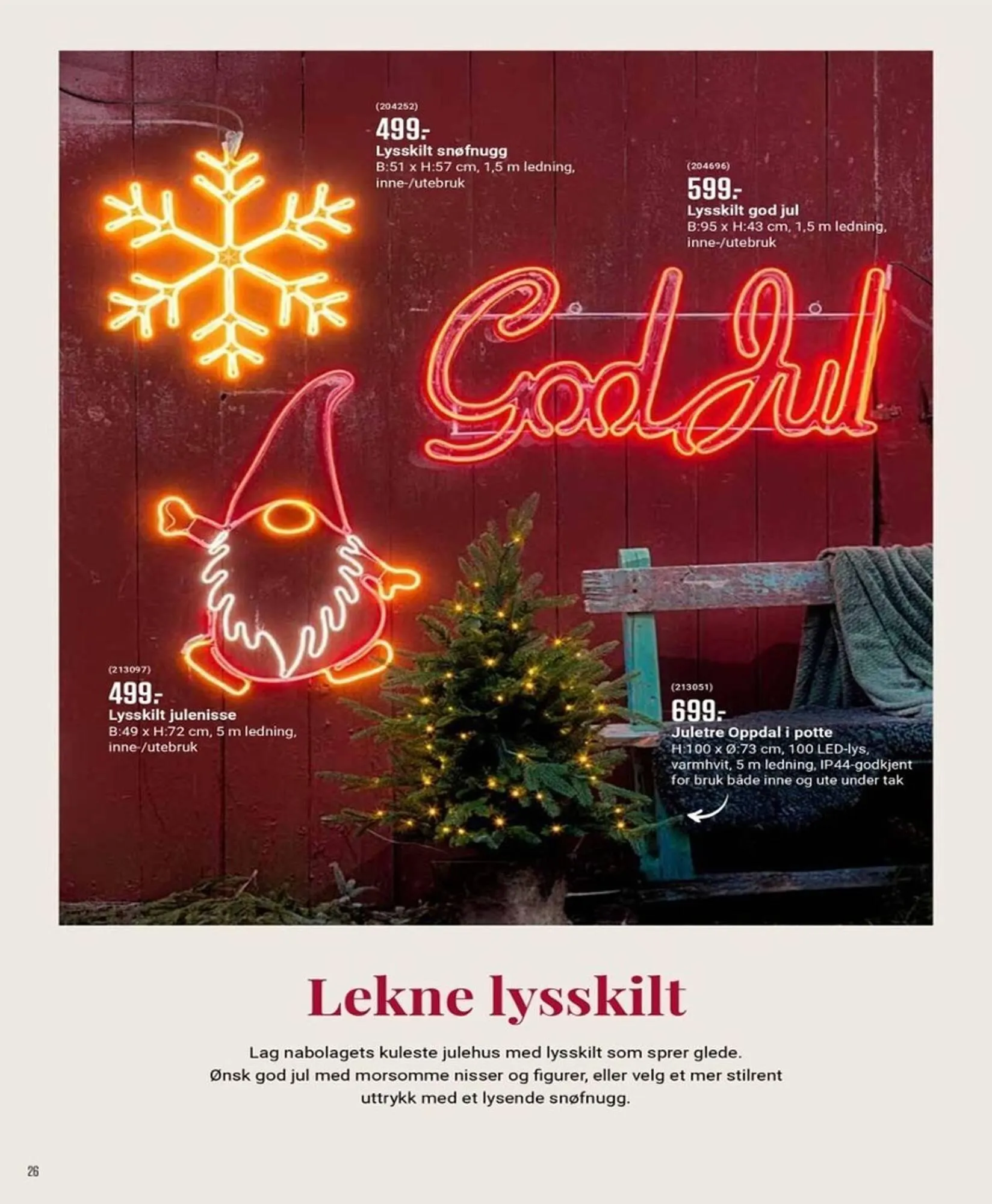 Europris kundeavis fra 29. oktober til 24. desember 2025 - kundeavisside 26