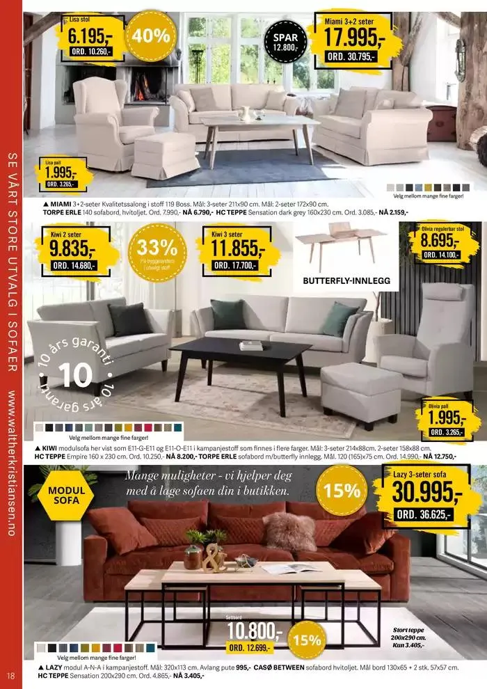 Gratis frakt og montering fra 28. februar til 14. mars 2025 - kundeavisside 18