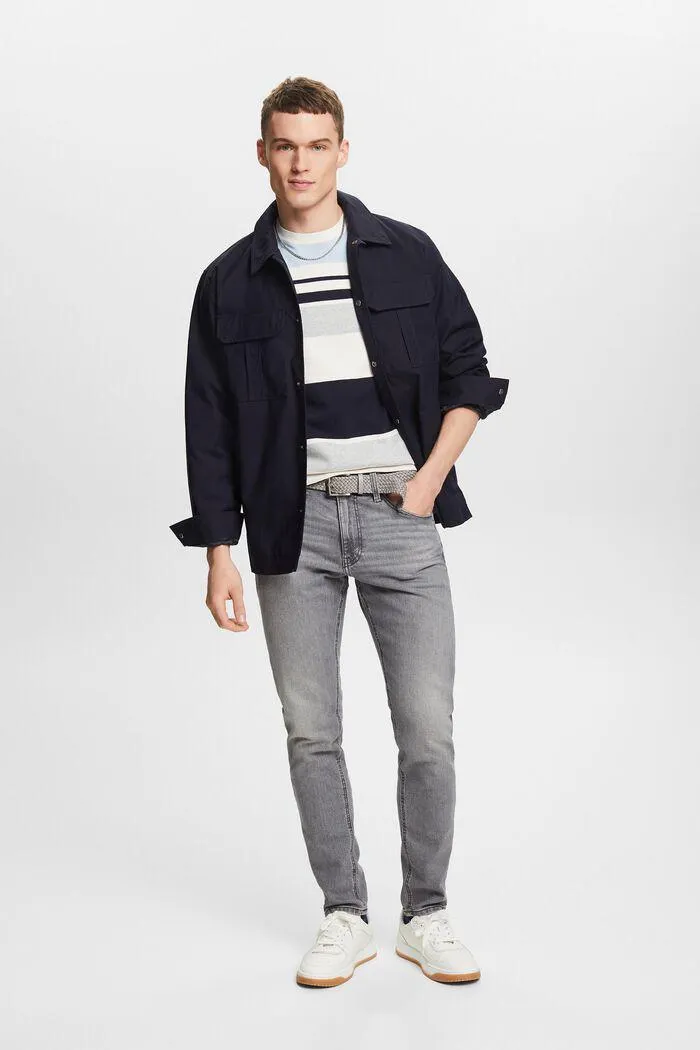 Mid-Rise Slim Tapered Jeans