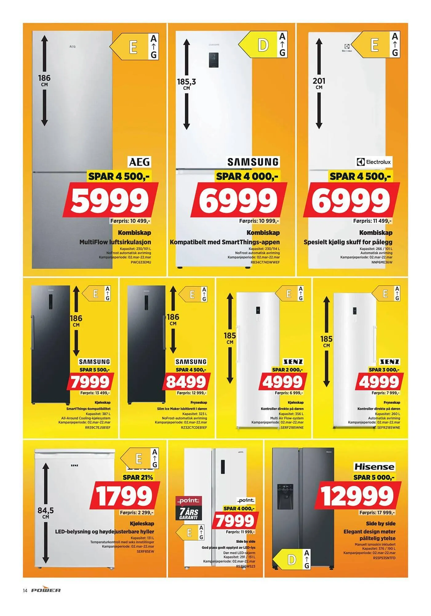 POWER kundeavis fra 2. mars til 8. mars 2026 - kundeavisside 14