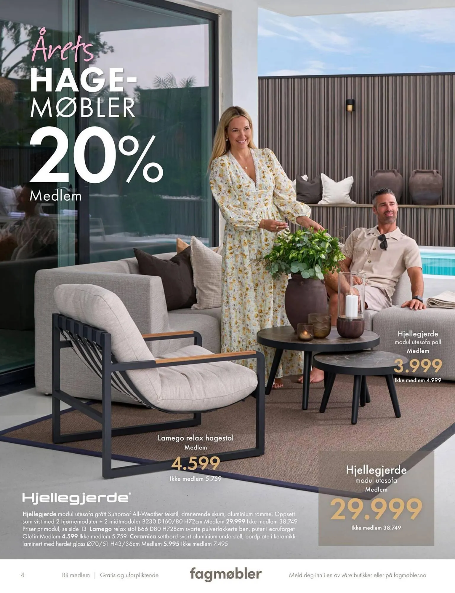 Fagmøbler kundeavis fra 1. april til 1. mai 2026 - kundeavisside 20