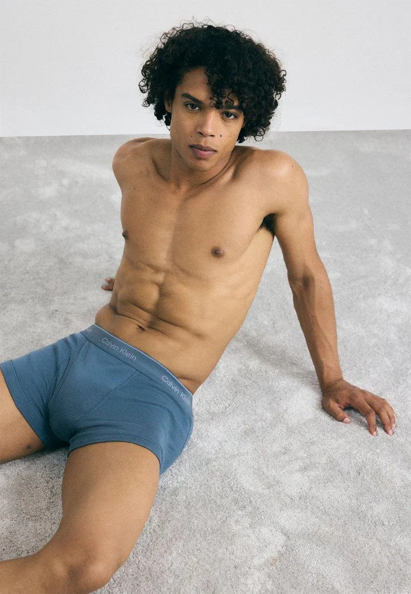 TRUNK 100% COTTON 3 PACK - Bokserbriefs - turbulence/adrenaline rush/black