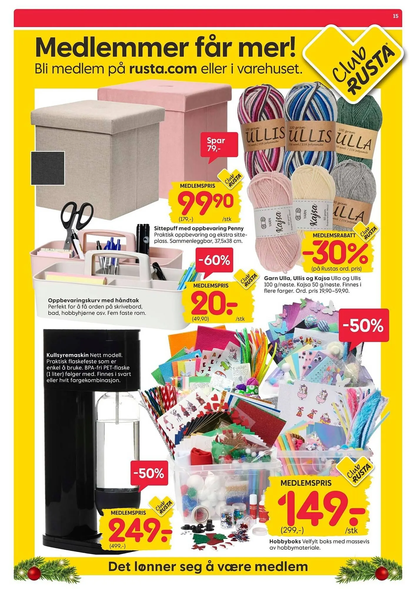 Rusta kundeavis fra 3. november til 9. november 2025 - kundeavisside 15