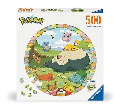 Puslespill 500 Blomstrende Pokémon