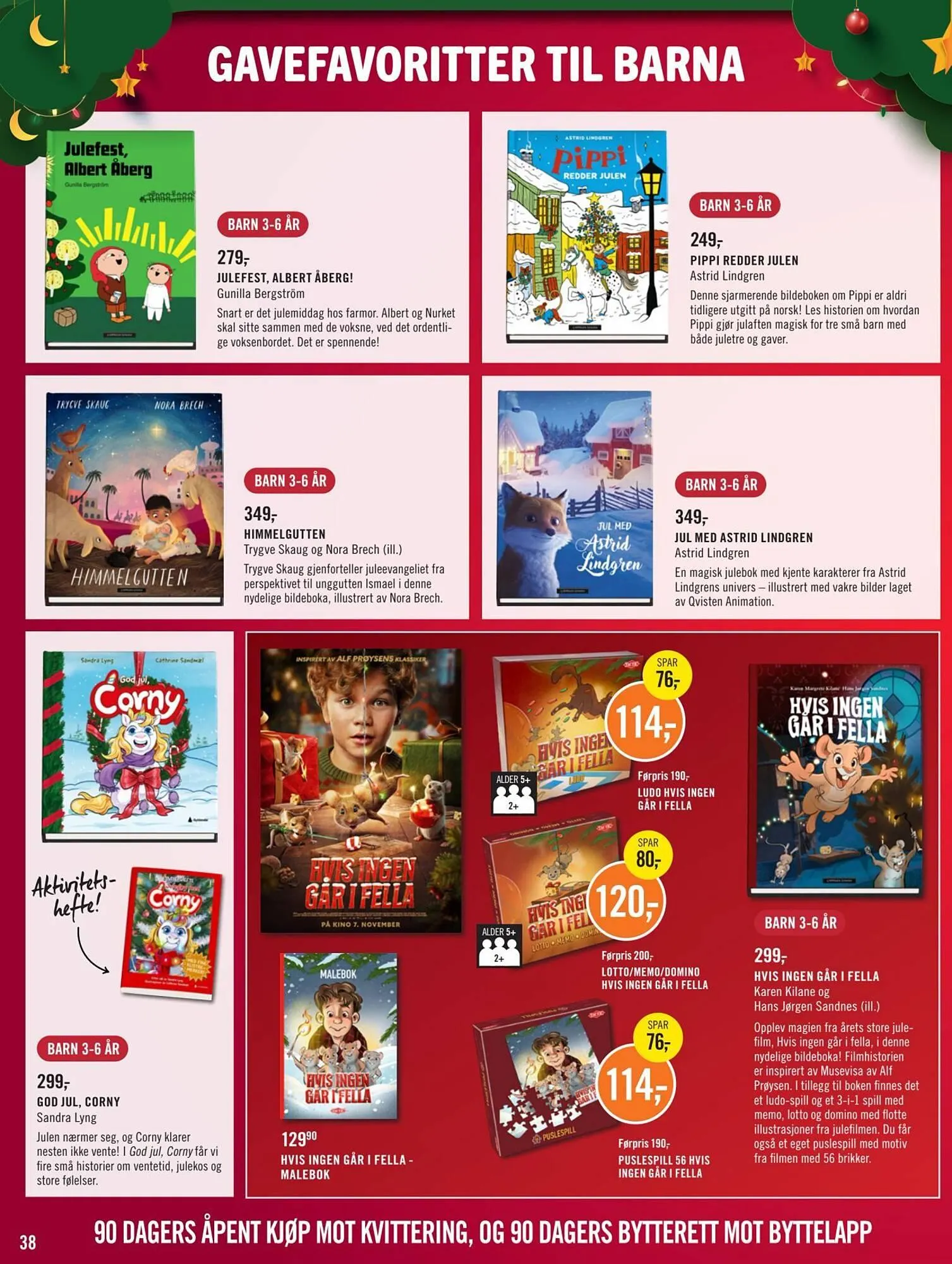 Ark Bokhandel kundeavis fra 1. desember til 25. desember 2025 - kundeavisside 38
