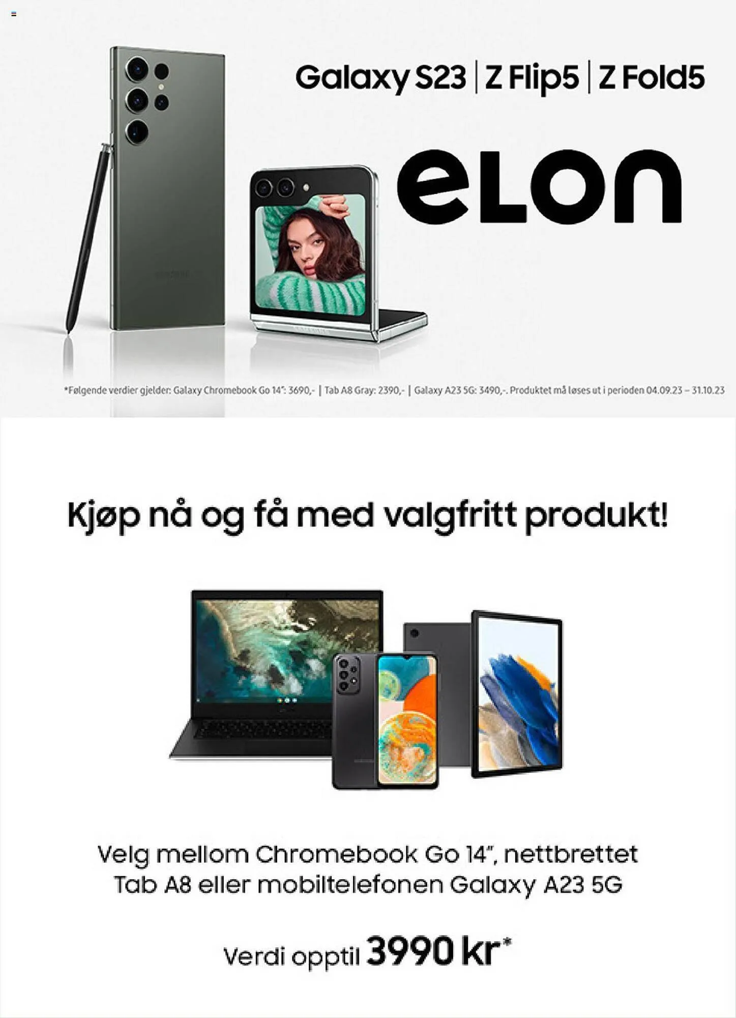 ELON Kundeavis fra 7. september til 20. september 2023 - kundeavisside 1