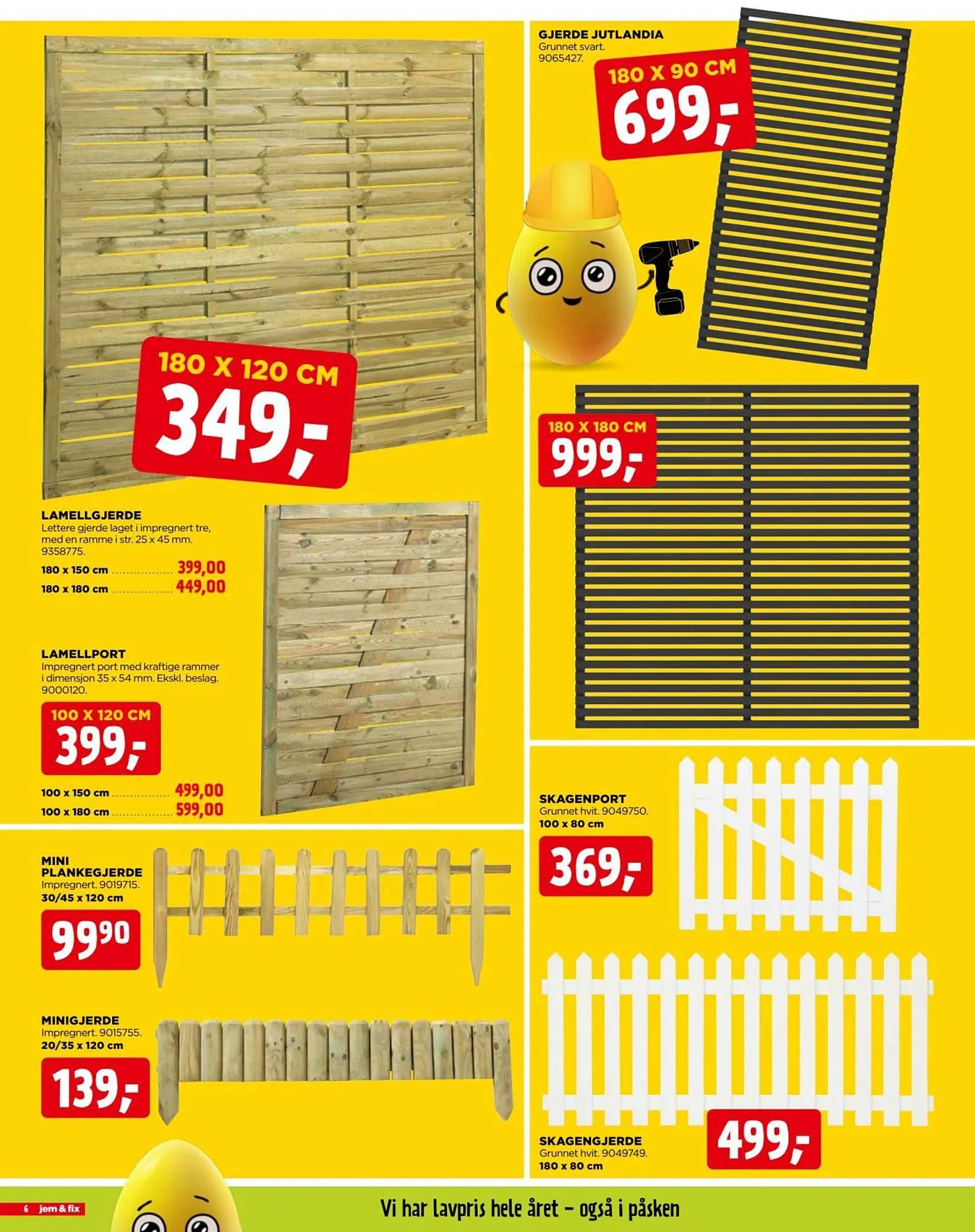 Jem & fix kundeavis fra 22. mars til 5. april 2026 - kundeavisside 6