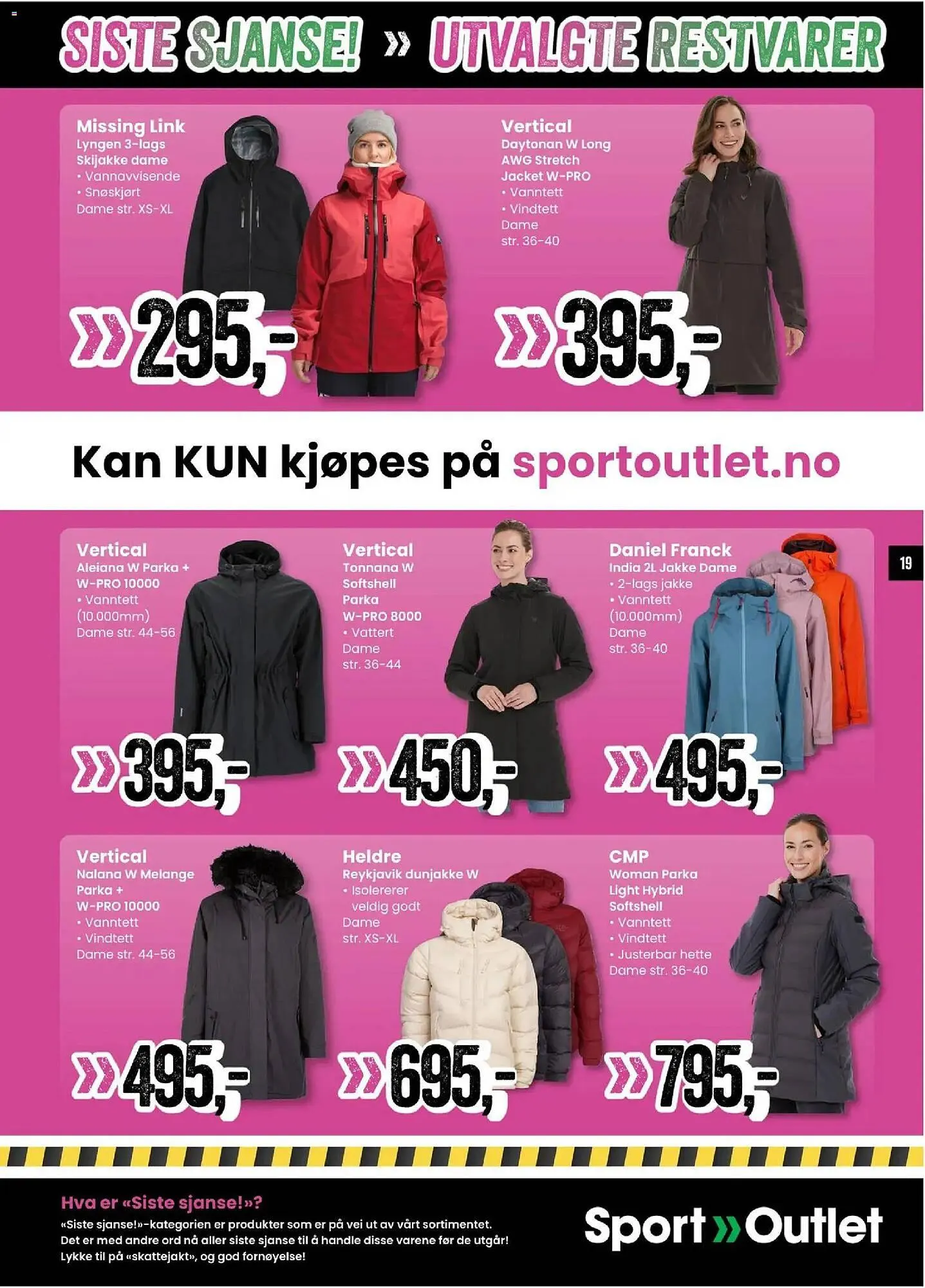 Sport Outlet kundeavis fra 17. februar til 3. mars 2026 - kundeavisside 19