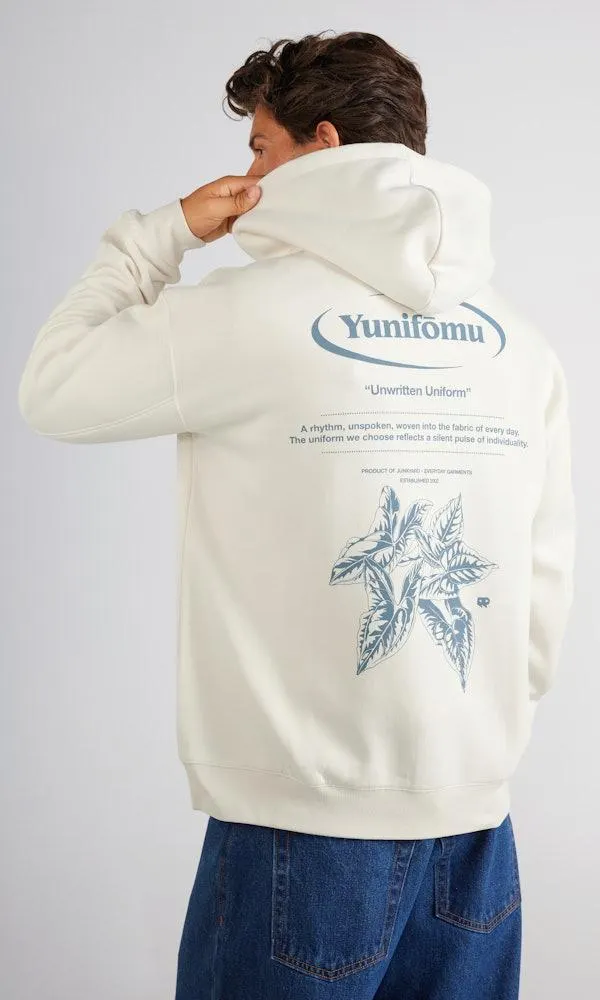 Loose Print zip-hettegenser