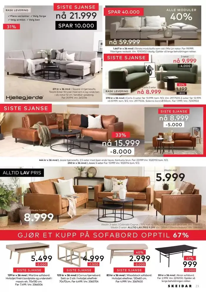 Skeidar Kundeavis fra 1. februar til 15. februar 2025 - kundeavisside 23