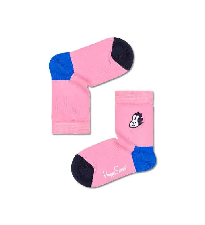 Kids Embroidery Bunny Sock