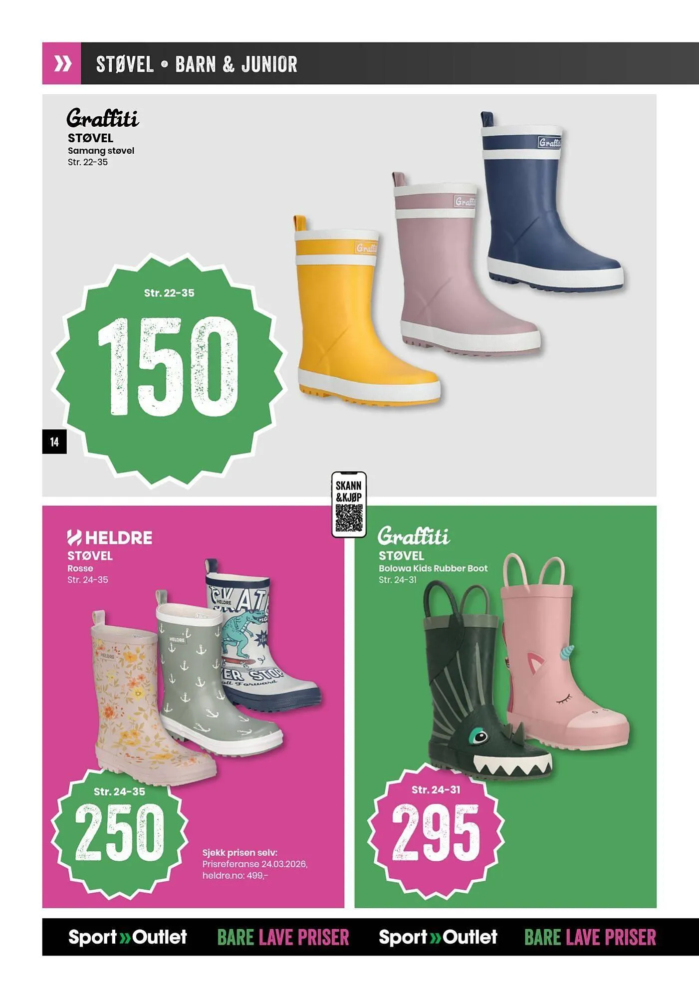 Sport Outlet kundeavis fra 14. april til 4. mai 2026 - kundeavisside 14