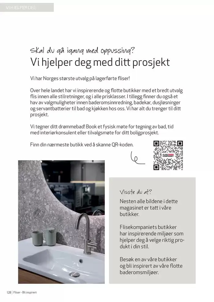 Hjem & baderom fra 29. oktober til 31. desember 2024 - kundeavisside 128