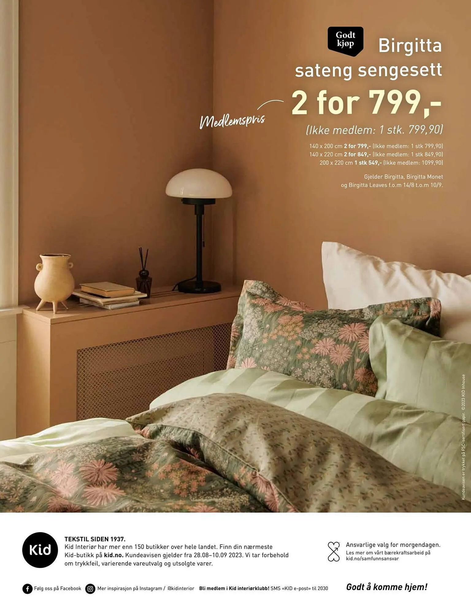 Kid Interiør Kundeavis fra 27. august til 10. september 2023 - kundeavisside 12