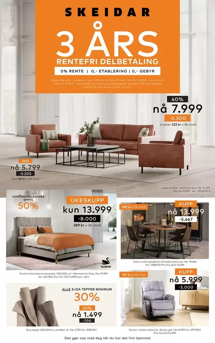 Skeidar Kundeavis fra 12. februar til 26. februar 2025 - kundeavisside 1
