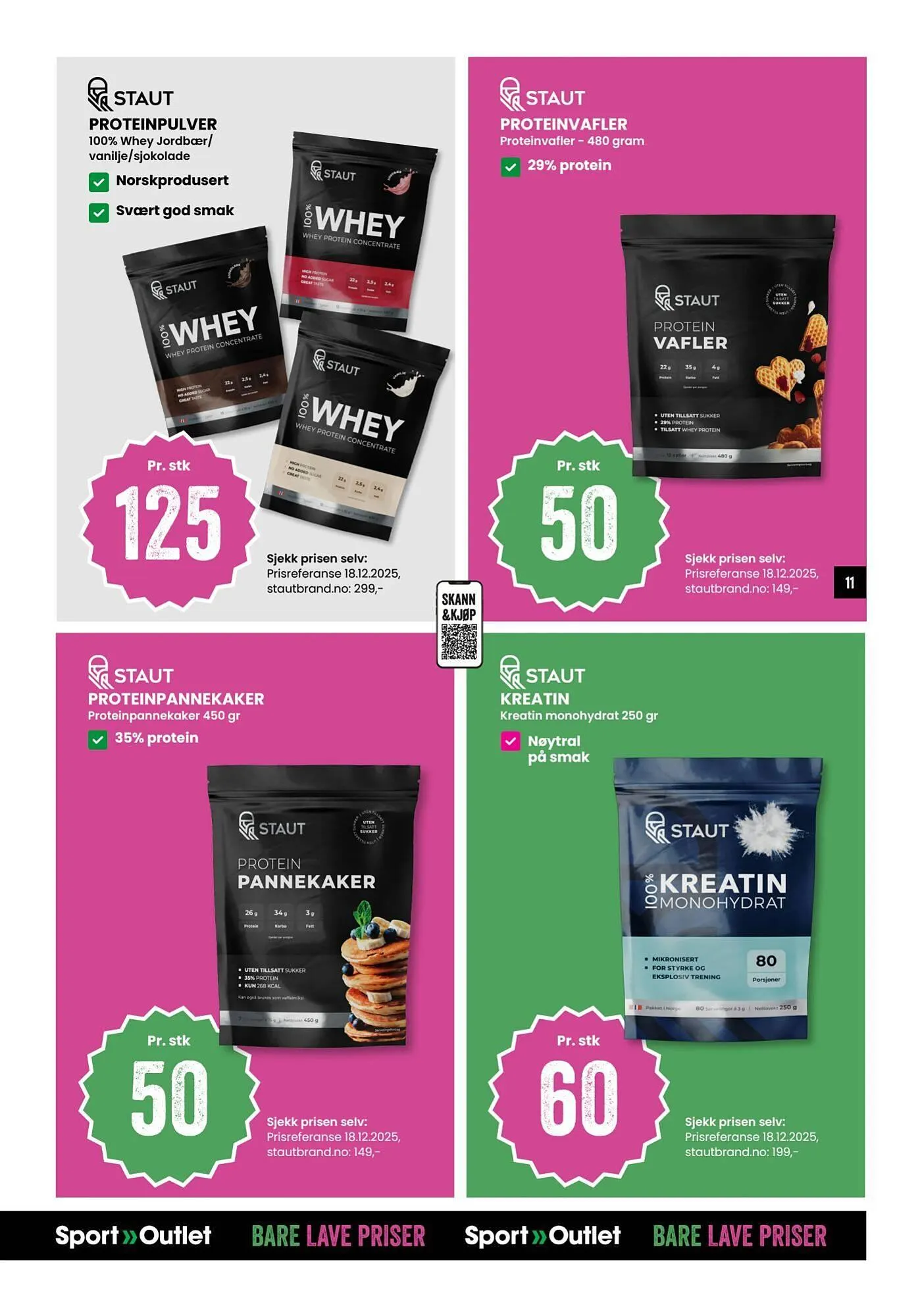 Sport Outlet kundeavis fra 14. januar til 2. februar 2026 - kundeavisside 11