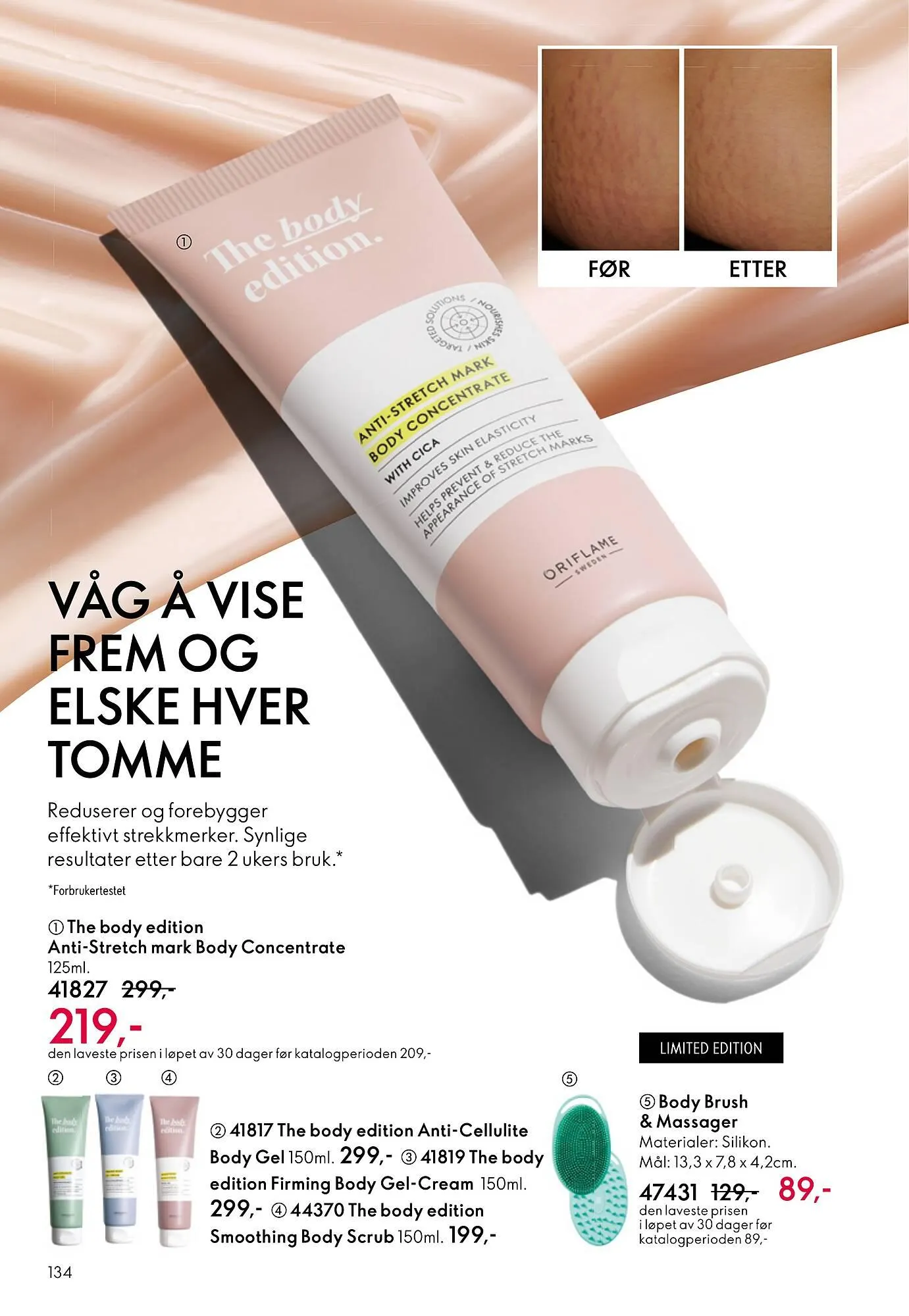 Oriflame katalog fra 1. april til 30. april 2026 - kundeavisside 134