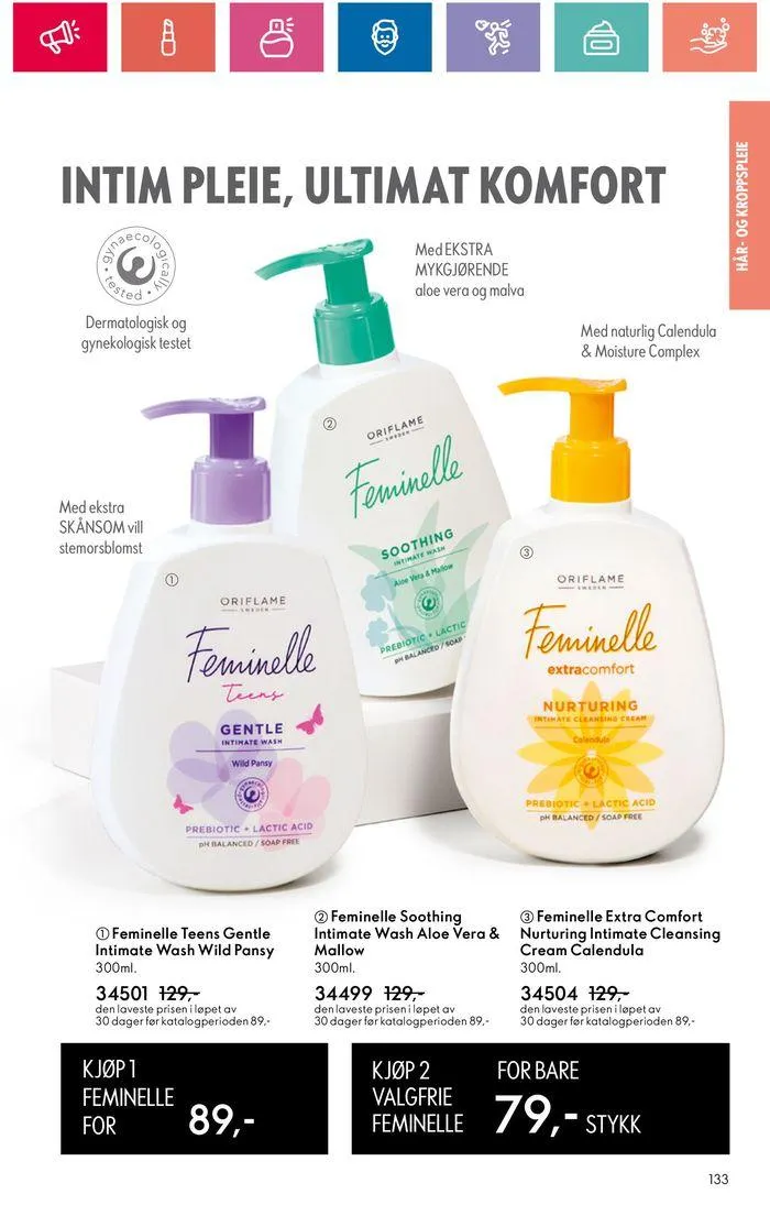ORIFLAME Kundeavis fra 20. juni til 4. juli 2024 - kundeavisside 133