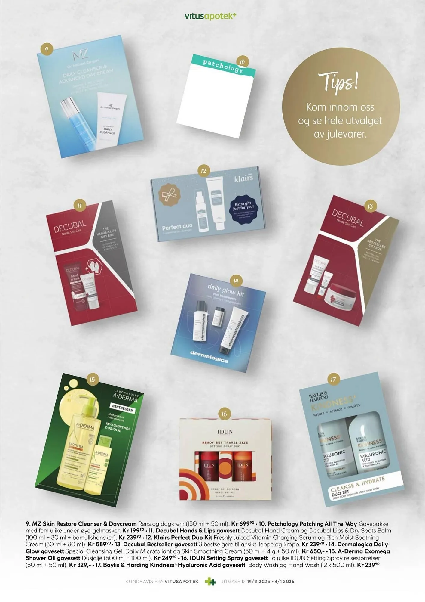 Vitusapotek kundeavis fra 19. november til 4. januar 2026 - kundeavisside 5