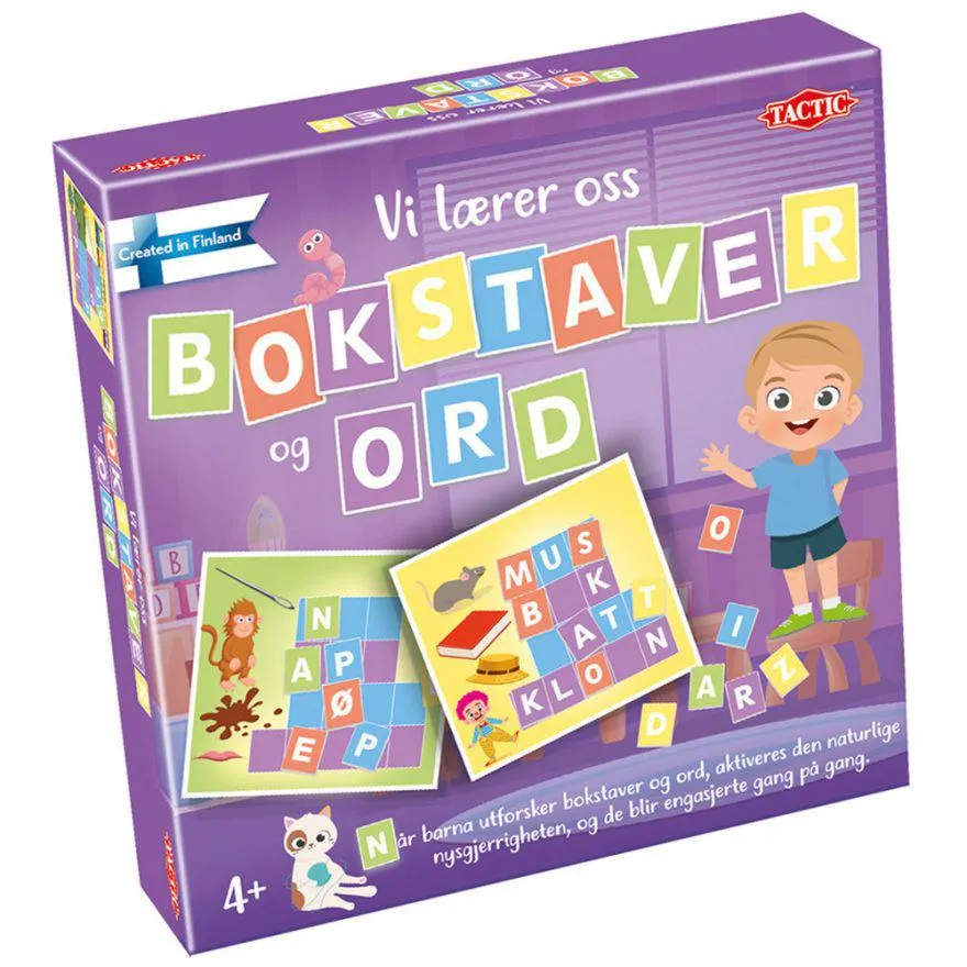 Vi lærer bokstaver og ord