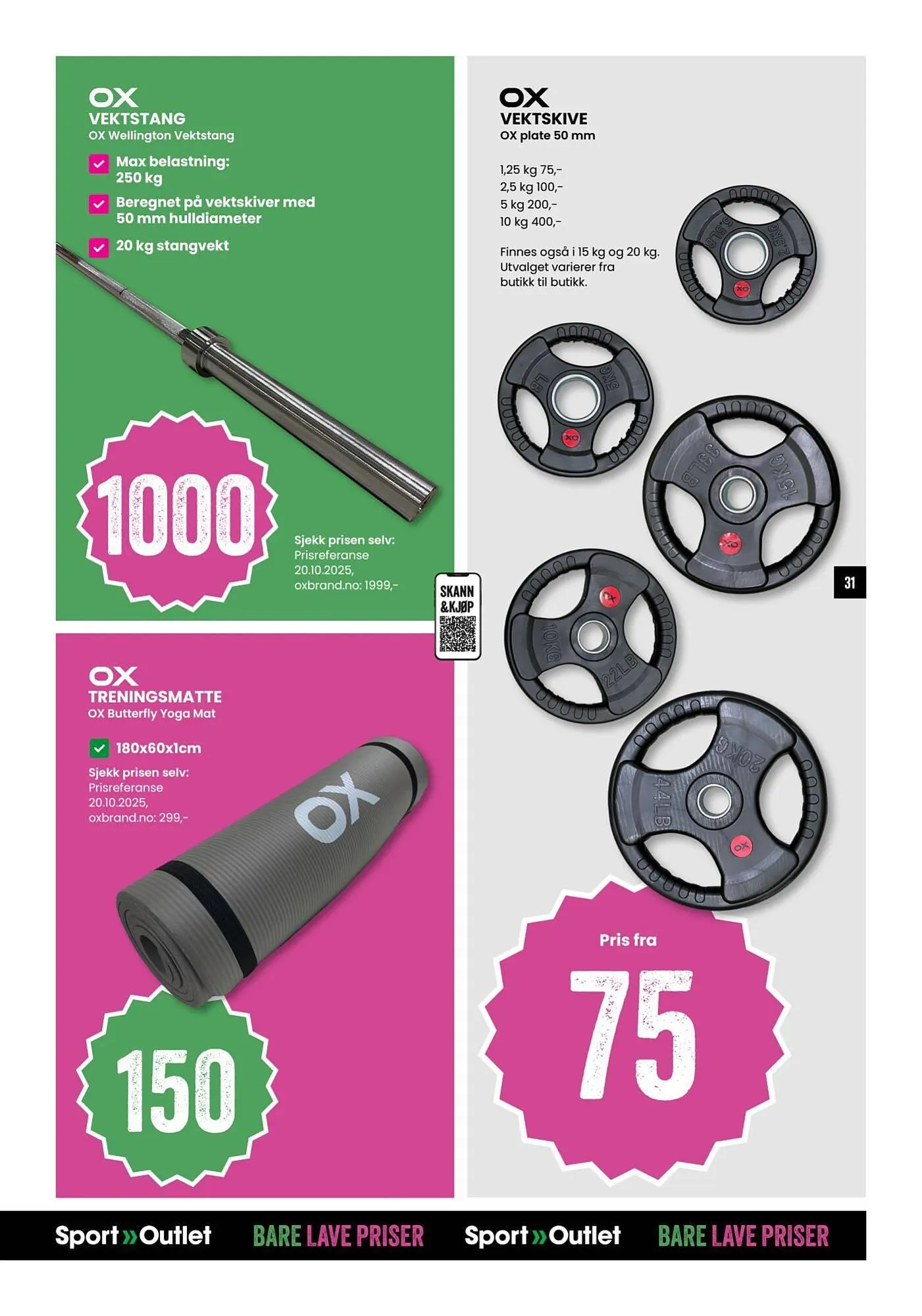 Sport Outlet kundeavis fra 4. november til 16. november 2025 - kundeavisside 31