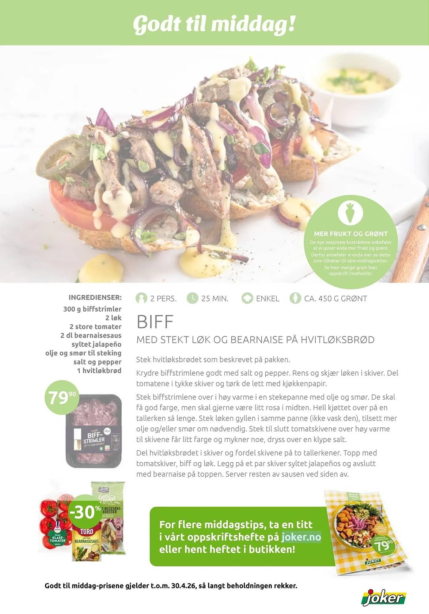 Joker kundeavis fra 14. april til 18. april 2026 - kundeavisside 22