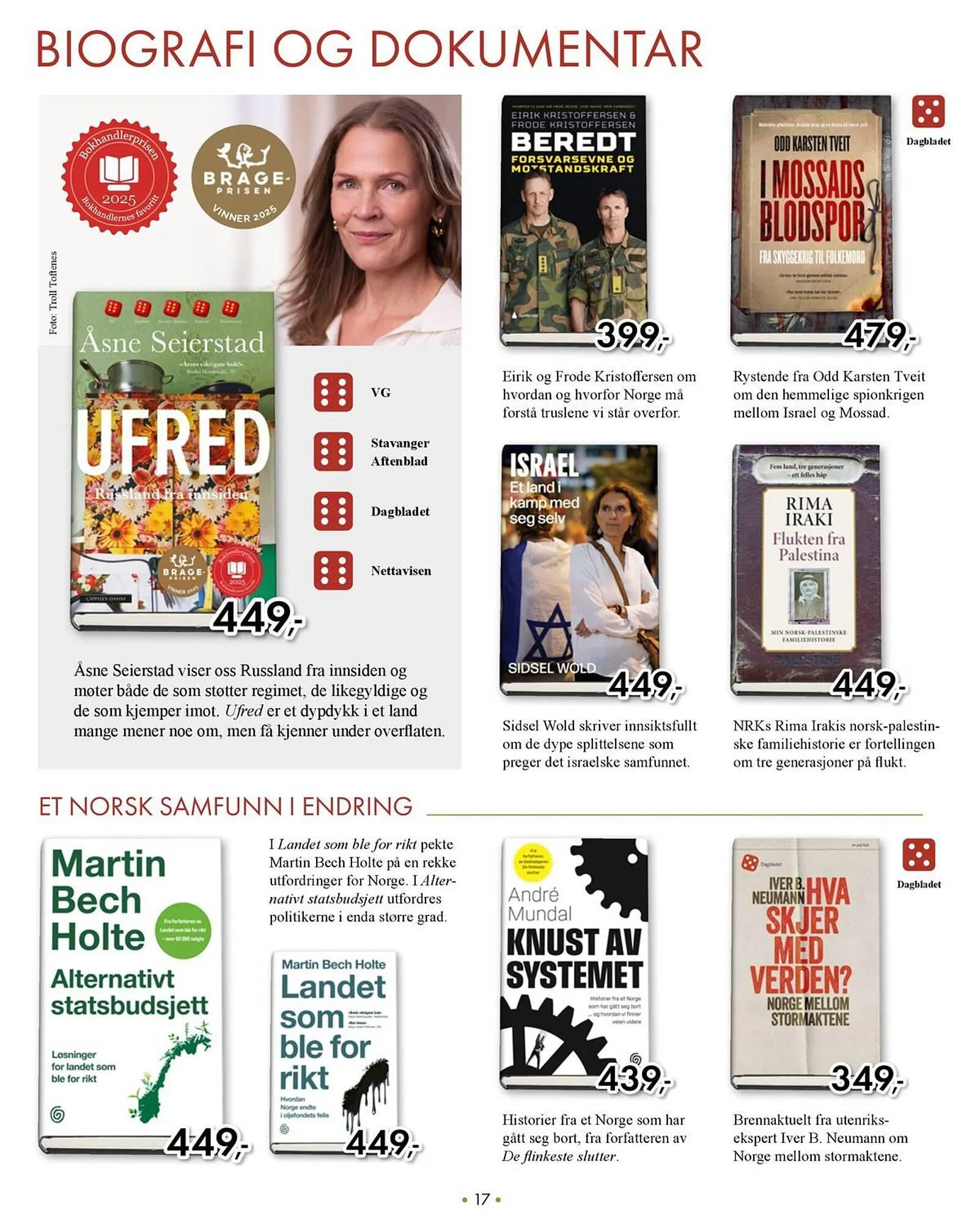 Norli kundeavis fra 2. desember til 31. desember 2025 - kundeavisside 17