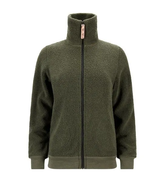 ReBorn Terry Jacket W's Olive Melange