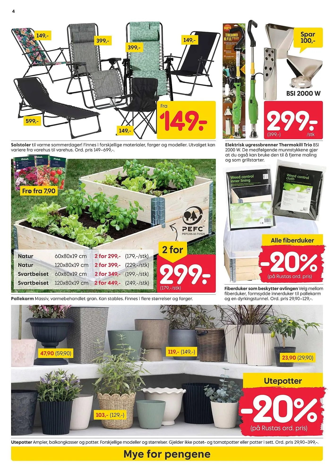 Rusta kundeavis fra 30. mars til 4. april 2026 - kundeavisside 4