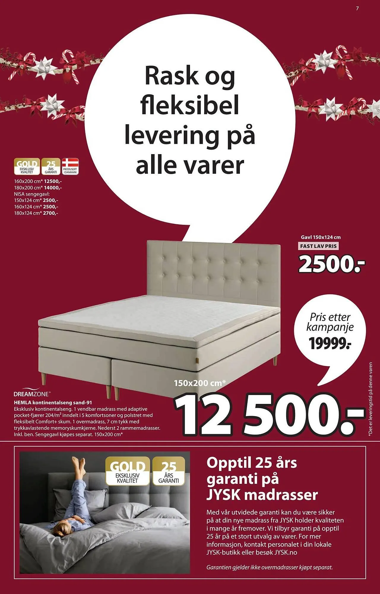 JYSK kundeavis fra 1. desember til 14. desember 2025 - kundeavisside 7