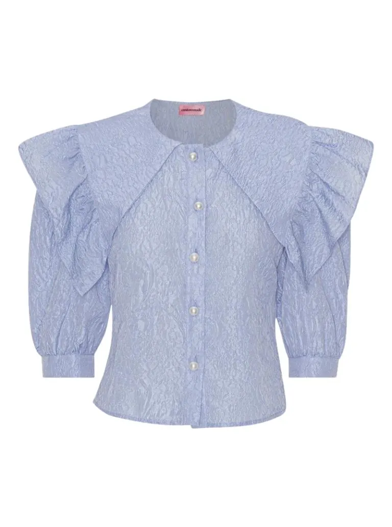 Shabana Bluse – Blå