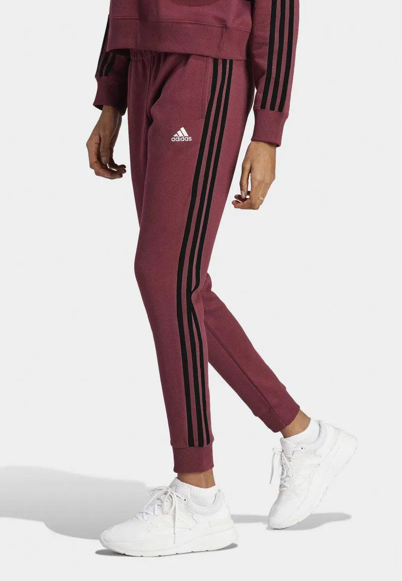 ESSENTIALS 3 STRIPES FRENCH TERRY CUFFED - Joggebukse