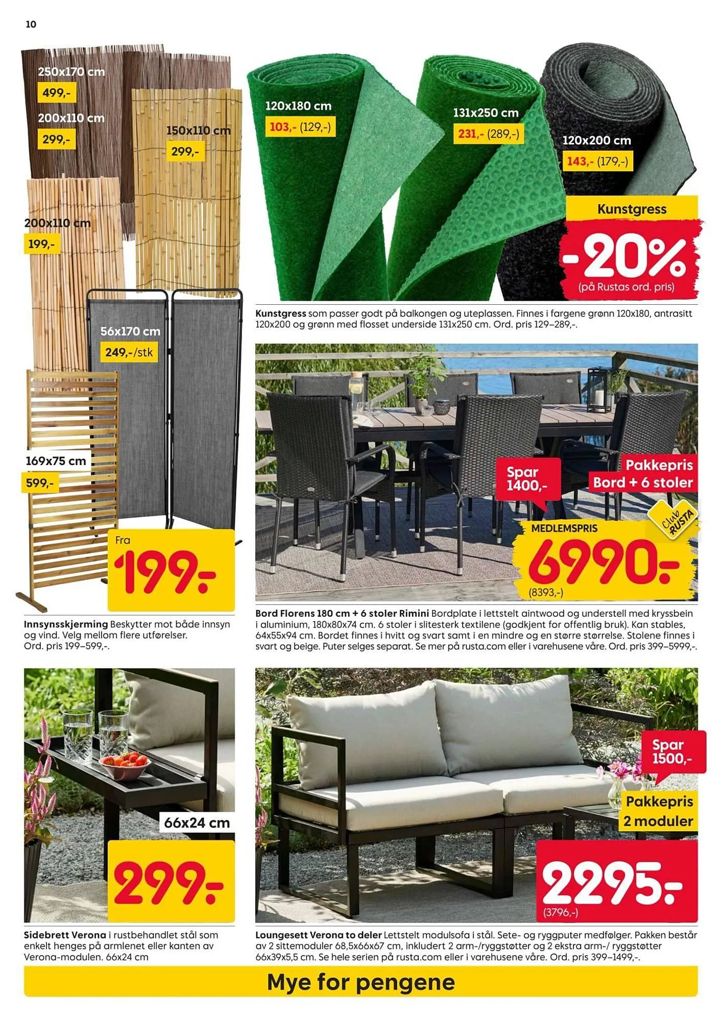 Rusta kundeavis fra 16. mars til 22. mars 2026 - kundeavisside 10