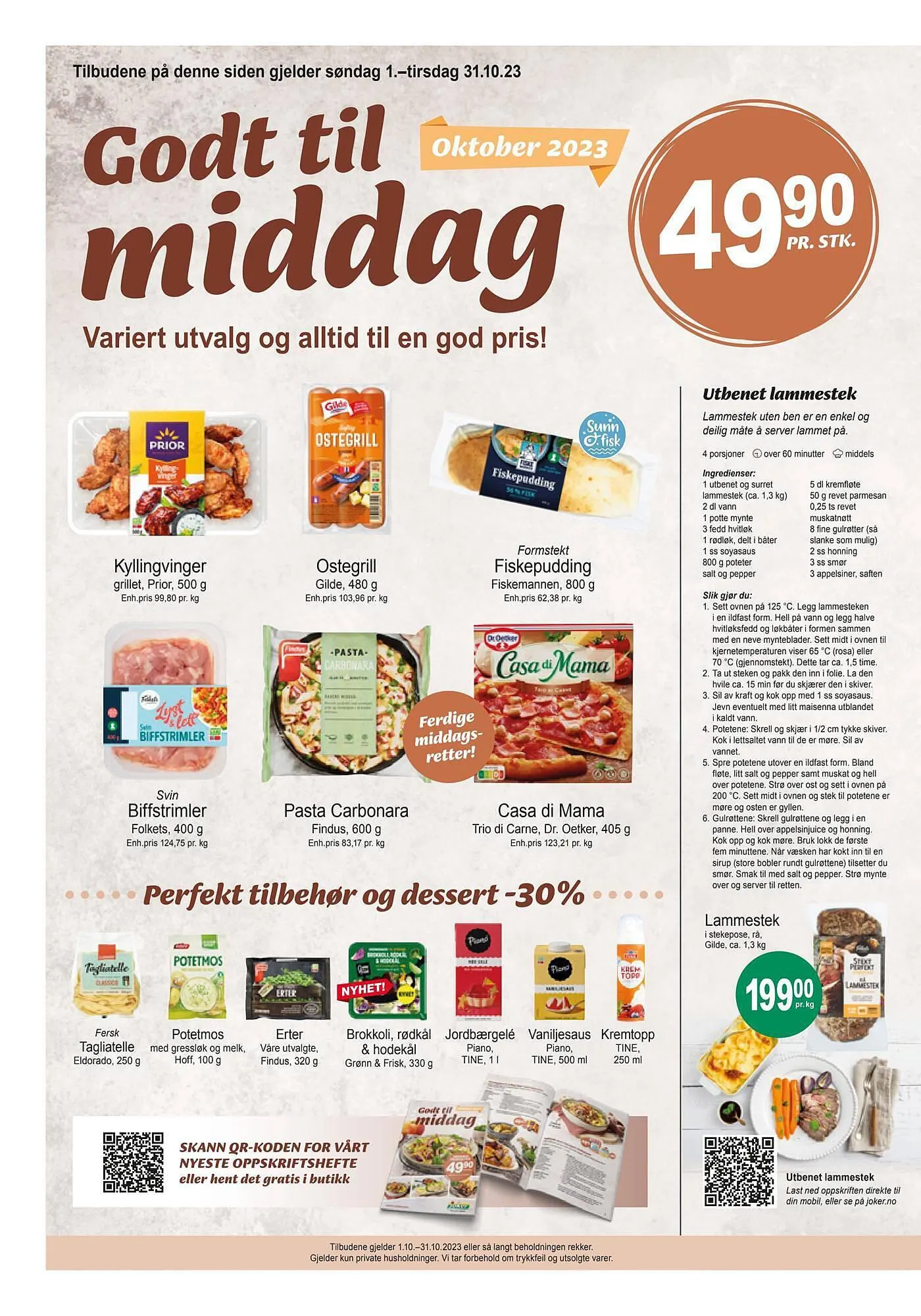 Joker Kundeavis fra 2. oktober til 7. oktober 2023 - kundeavisside 2