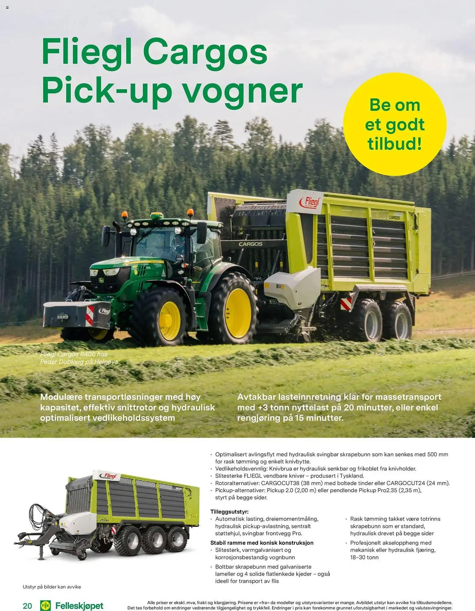 Felleskjøpet kundeavis fra 15. april til 3. januar 2027 - kundeavisside 20