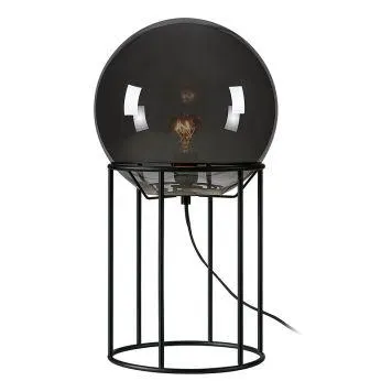 BORDLAMPE MARKSLÖJD BOLLY SVART/RØYKFARGET