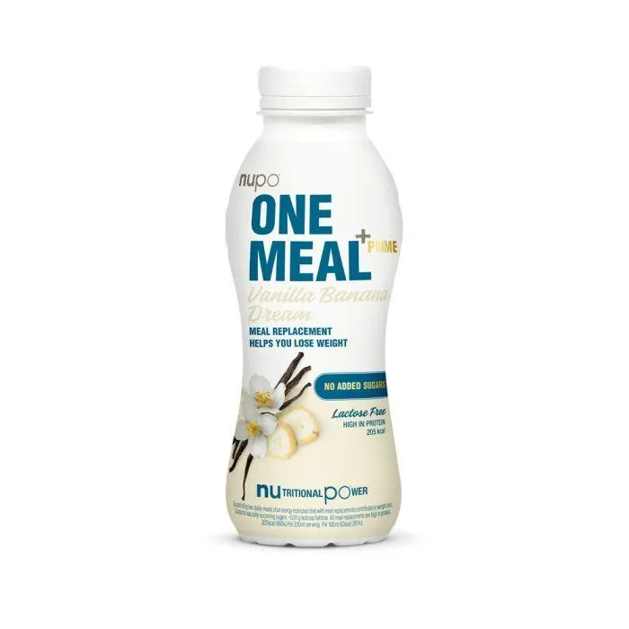 Nupo One Meal+Prime drikkeklar Vanilla Banana Dream